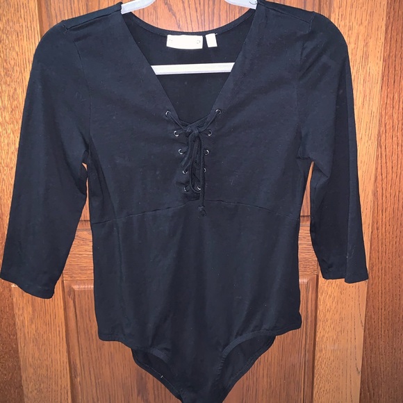 Lace Up Body Suit - Picture 2 of 4